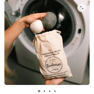 Wool Dryer Balls - Gray and White by bamboo swift